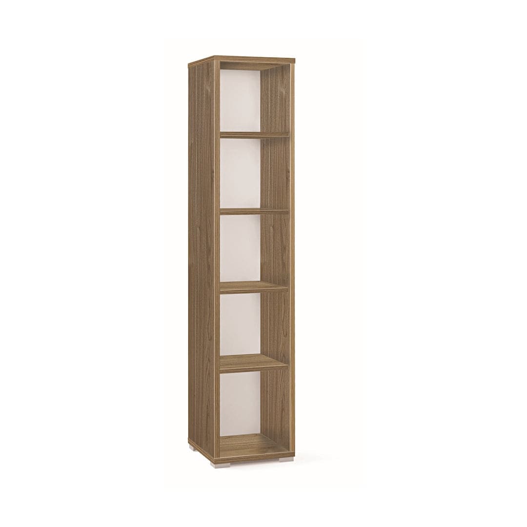 Colonna a giorno con ripiani fissi e regolabili in pannello nobilitato – 39 x 41 x 182 cm - 2