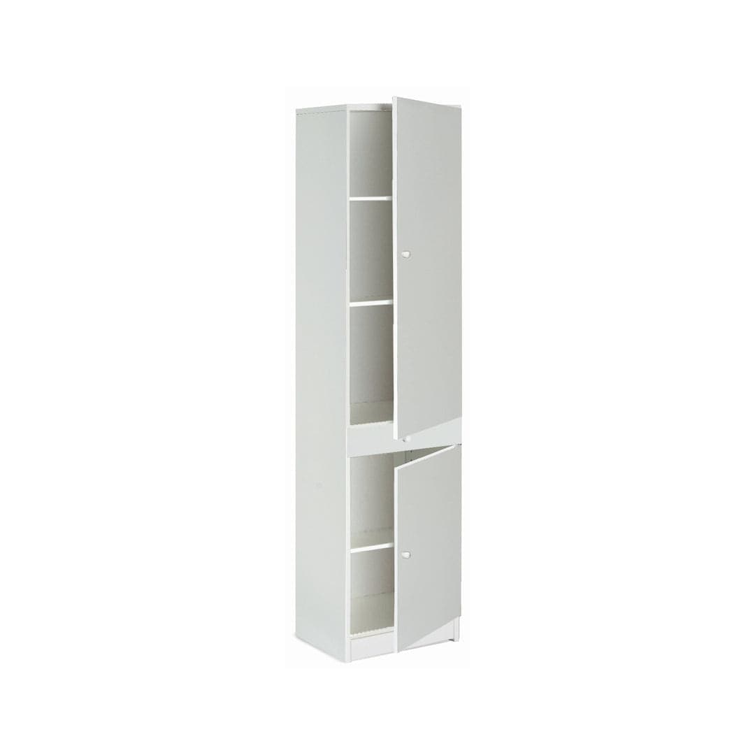 Colonna a 2 ante e 1 cassetto con 3 ripiani regolabili – 46 x 34 x 183 cm - 2