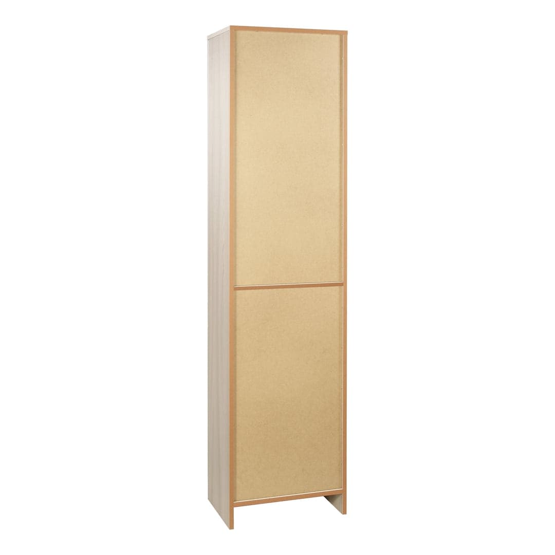 Colonna a 2 ante e 1 cassetto con 3 ripiani regolabili in pannello nobilitato – 46 x 34 x 183 cm - 6