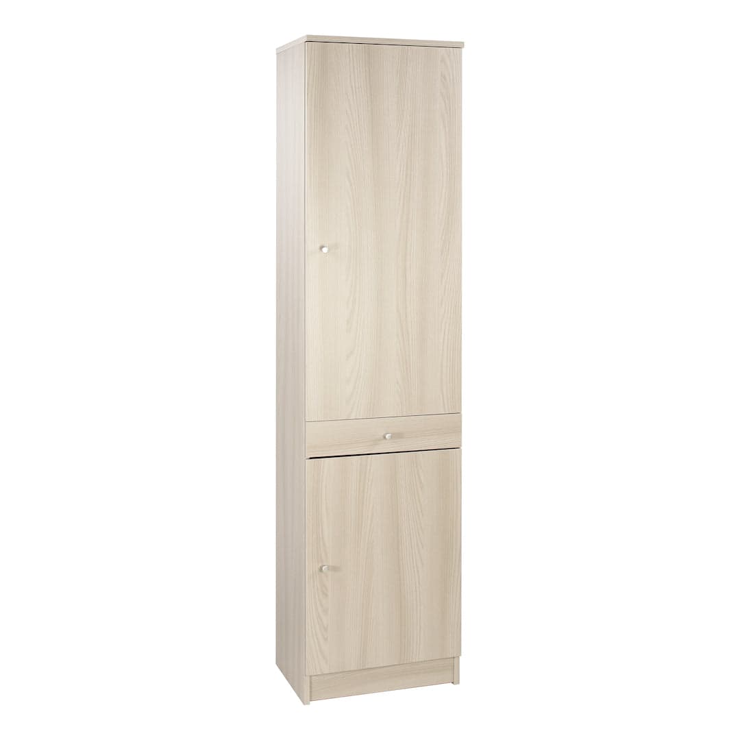 Colonna a 2 ante e 1 cassetto con 3 ripiani regolabili in pannello nobilitato – 46 x 34 x 183 cm - 10