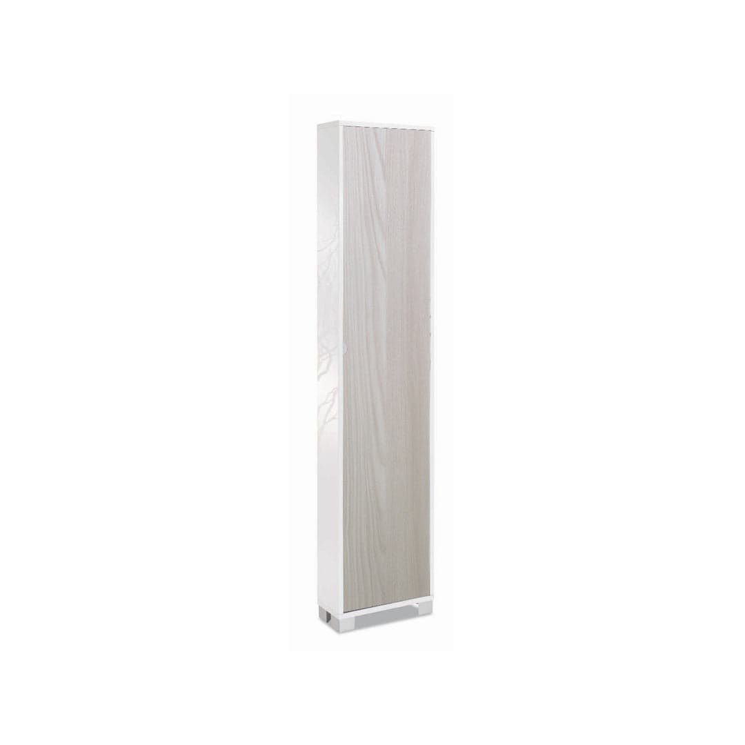 Colonna portascarpe a 1 anta con griglie interne in pannello nobilitato – 43 x 18 x 190 cm - 21