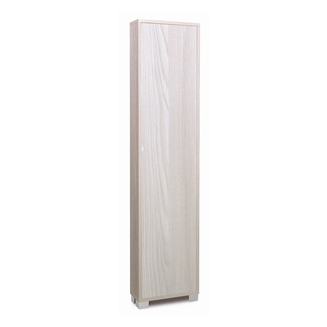 Colonna portascarpe a 1 anta con griglie interne in pannello nobilitato – 43 x 18 x 190 cm - 6
