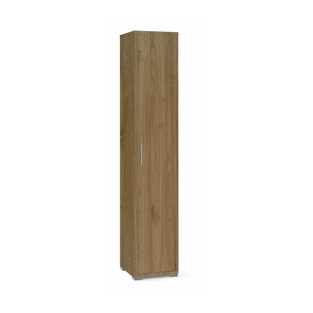 Colonna libreria a 1 anta con ripiani fissi e regolabili in pannello nobilitato – 39 x 41 x 199 cm - 3
