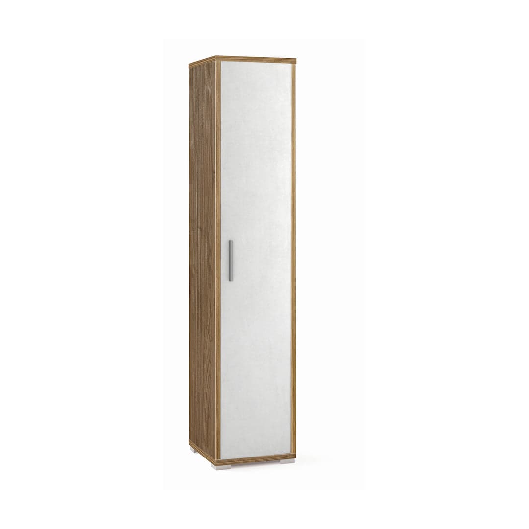 Colonna libreria a 1 anta con ripiani fissi e regolabili in pannello nobilitato – 39 x 41 x 182 cm - 15