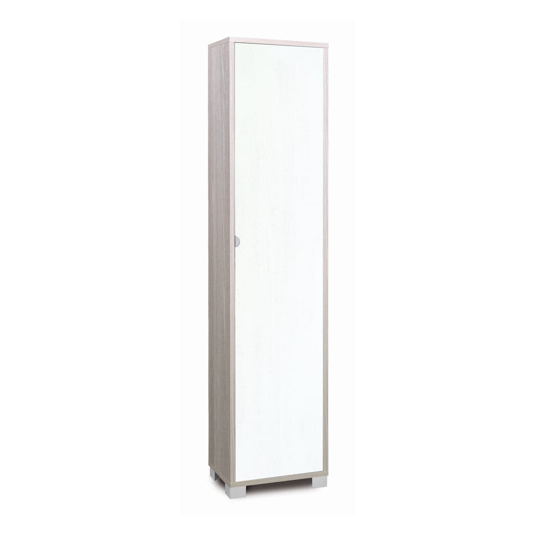 Colonna a 1 anta con 4 ripiani regolabili in pannello nobilitato – 43 x 29 x 190 cm - 29