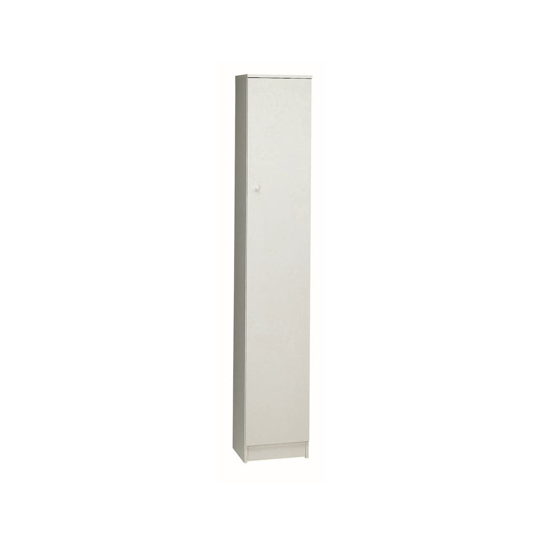 Colonna a 1 anta con 3 ripiani regolabili in pannello nobilitato – 31 x 34 x 183 cm - 5