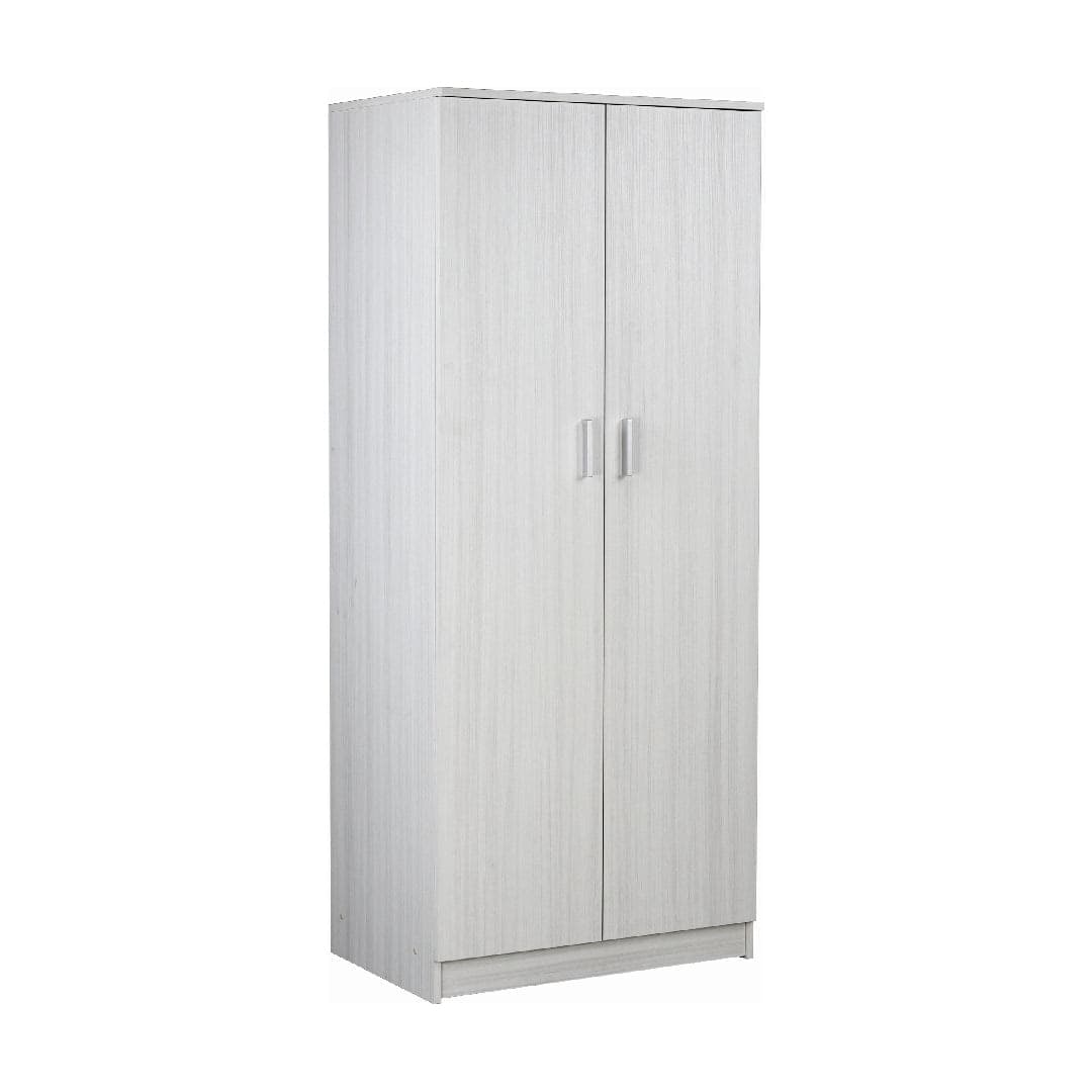 Armadio a 2 ante in kit, pannello truciolare nobilitato, 77 x 52 x 182 cm - 3