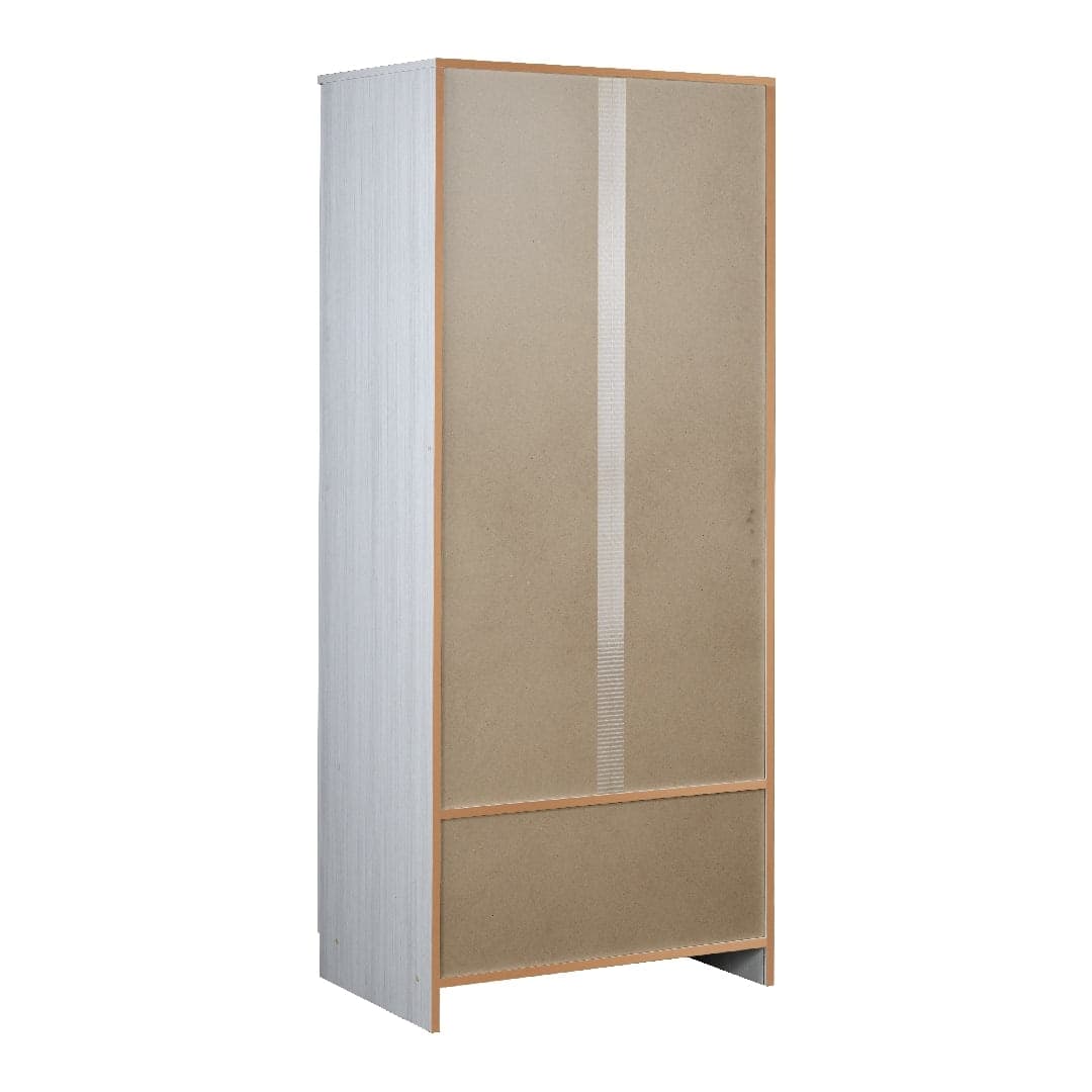Armadio a 2 ante in kit, pannello truciolare nobilitato, 77 x 52 x 182 cm - 6