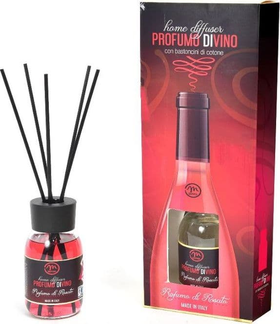 Diffusore di essenza "Profumi di vino" con bacchetti in cotone profumatore per ambienti da 125 ml - 2