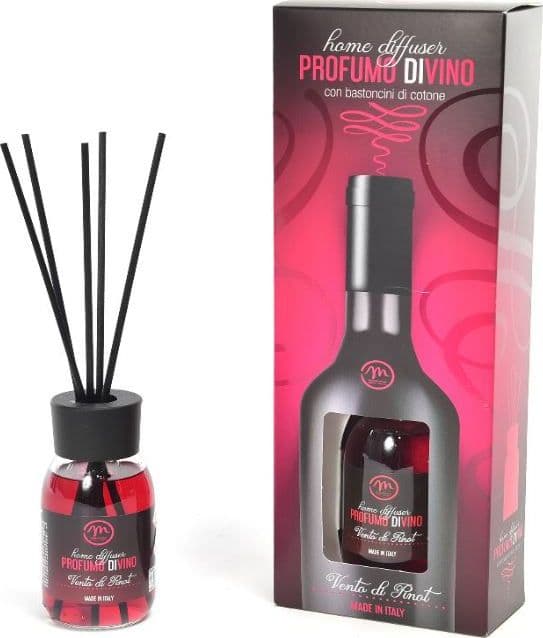 Diffusore di essenza "Profumi di vino" con bacchetti in cotone profumatore per ambienti da 125 ml - 4