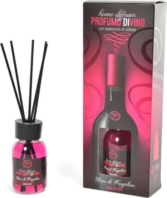 Diffusore di essenza "Profumi di vino" con bacchetti in cotone profumatore per ambienti da 125 ml - 5