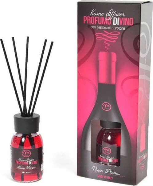 Diffusore di essenza "Profumi di vino" con bacchetti in cotone profumatore per ambienti da 125 ml - 6