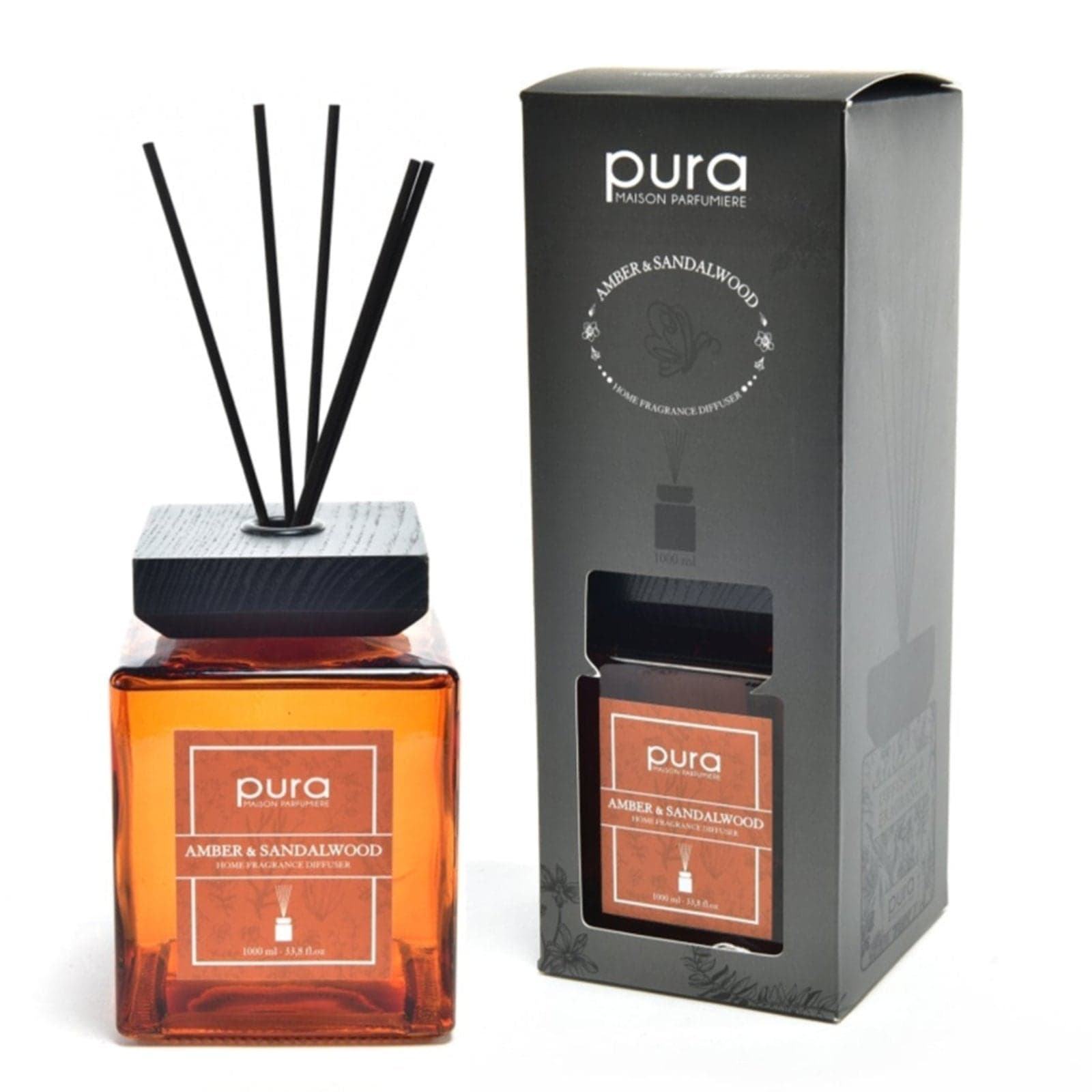 Diffusore di fragranza profumatore per ambiente con bacchetti da 1000 mL - 9