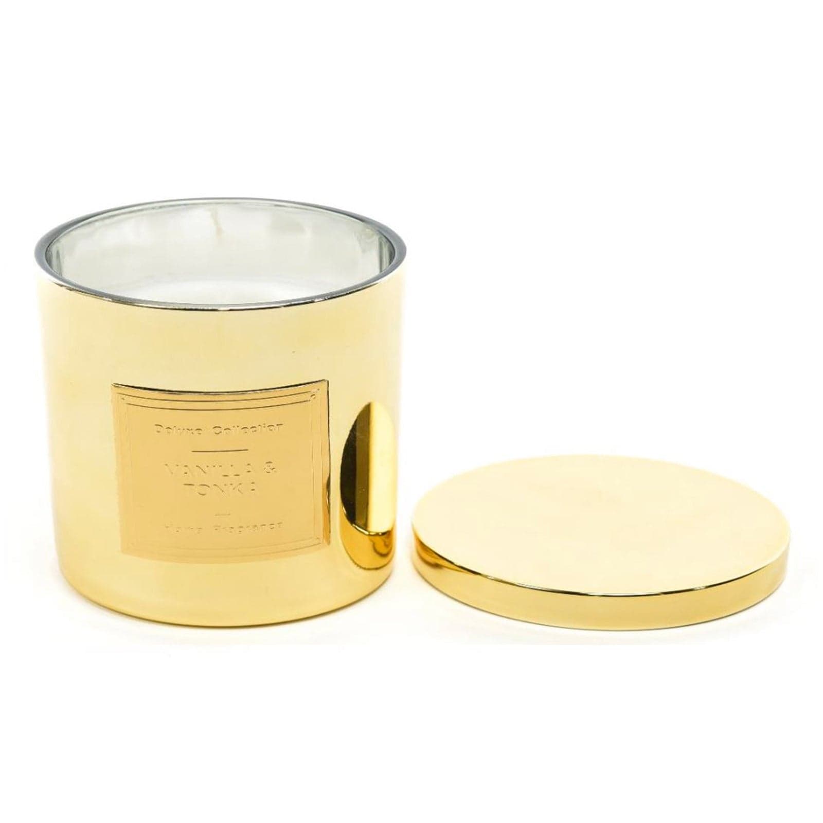 Candela lingotto in vetro con coperchio decorazione ambiente - 11