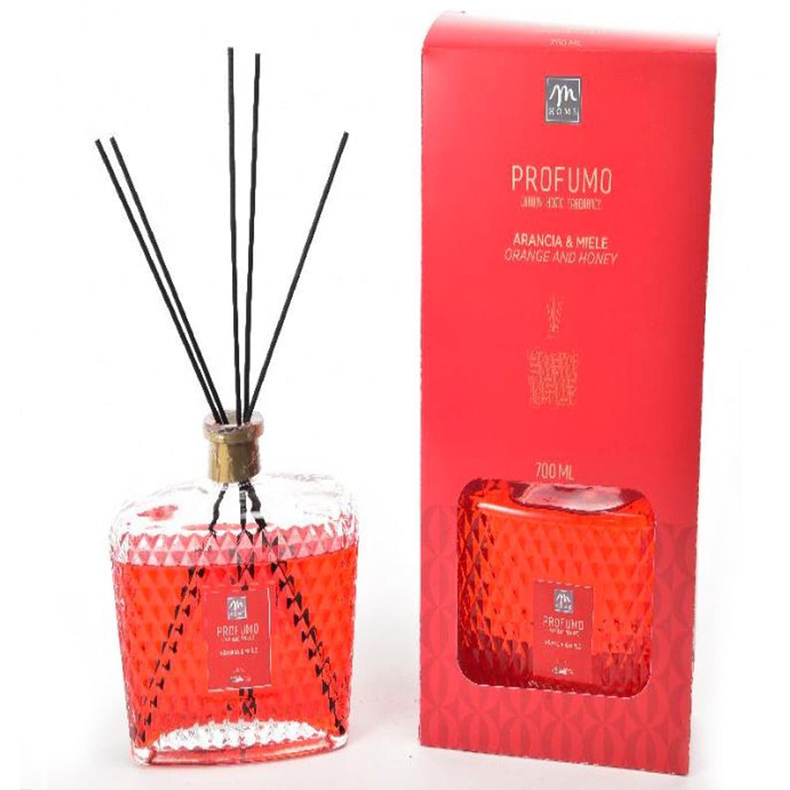 Diffusore di fragranza con bacchette in cotone, confezione regalo 700 ml - 16