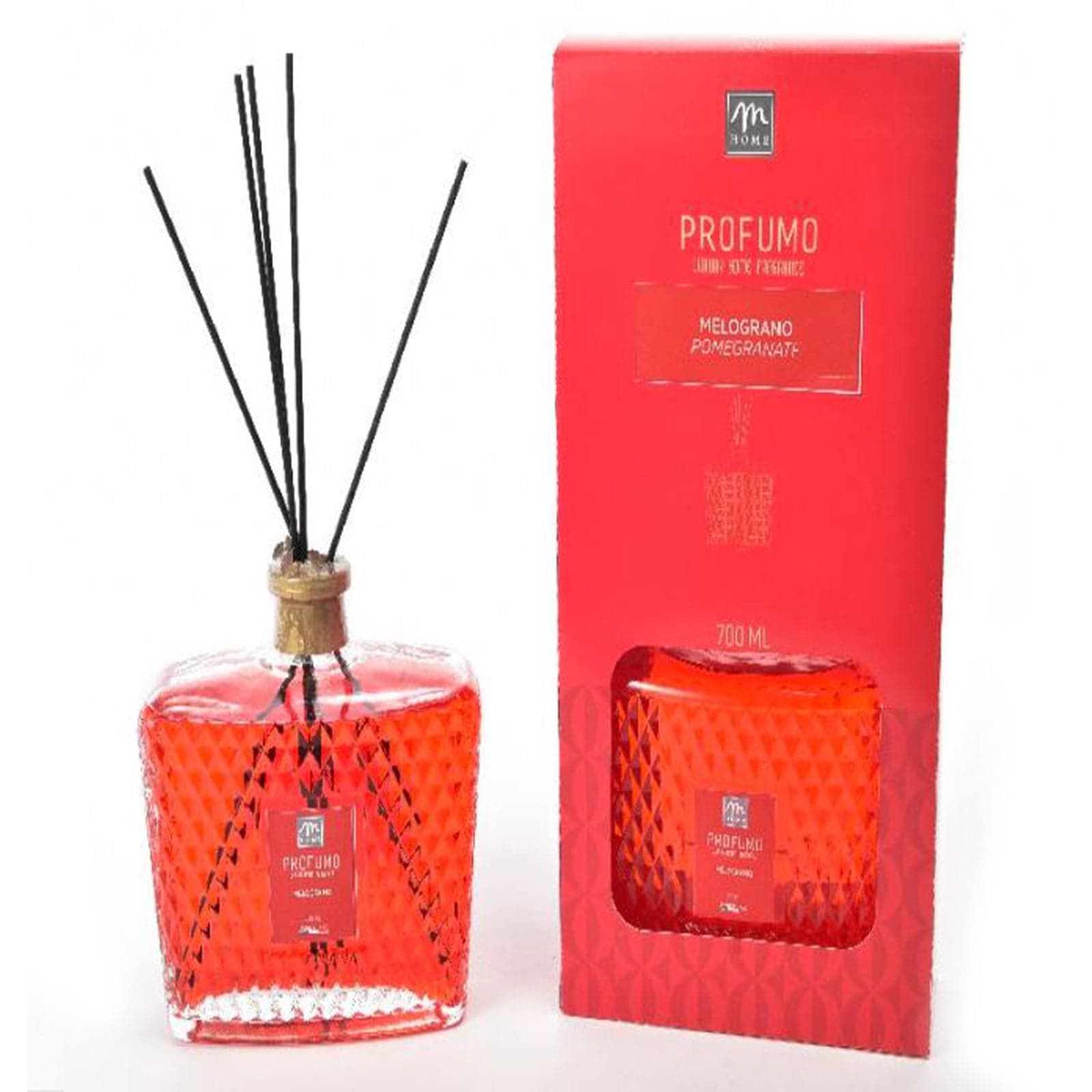 Diffusore di fragranza con bacchette in cotone, confezione regalo 700 ml - 14