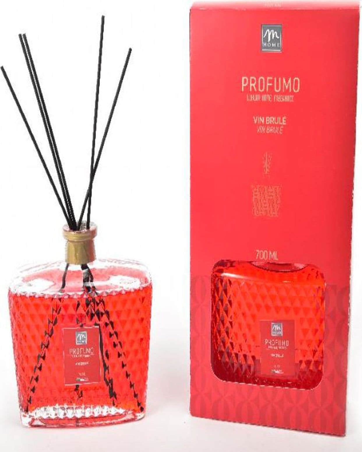 Diffusore di fragranza con bacchette in cotone, confezione regalo 700 ml - 9
