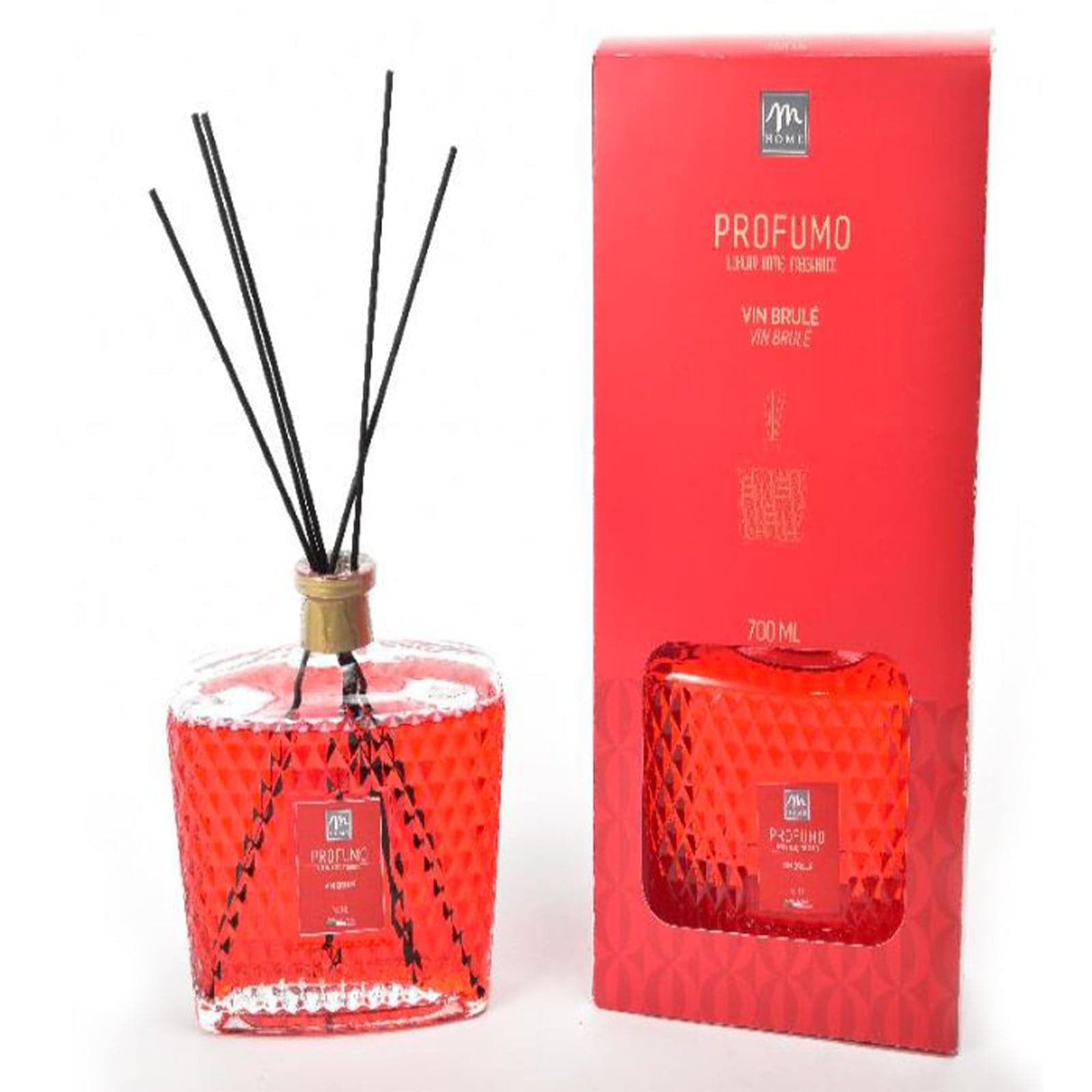 Diffusore di fragranza con bacchette in cotone, confezione regalo 700 ml - 9