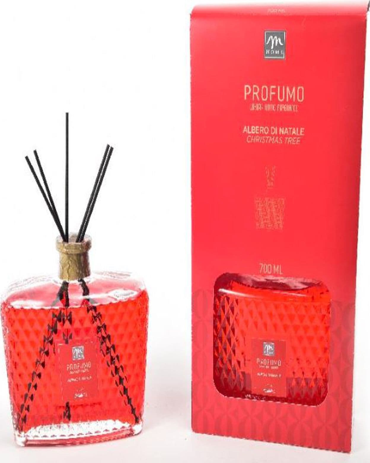 Diffusore di fragranza con bacchette in cotone, confezione regalo 700 ml - 2
