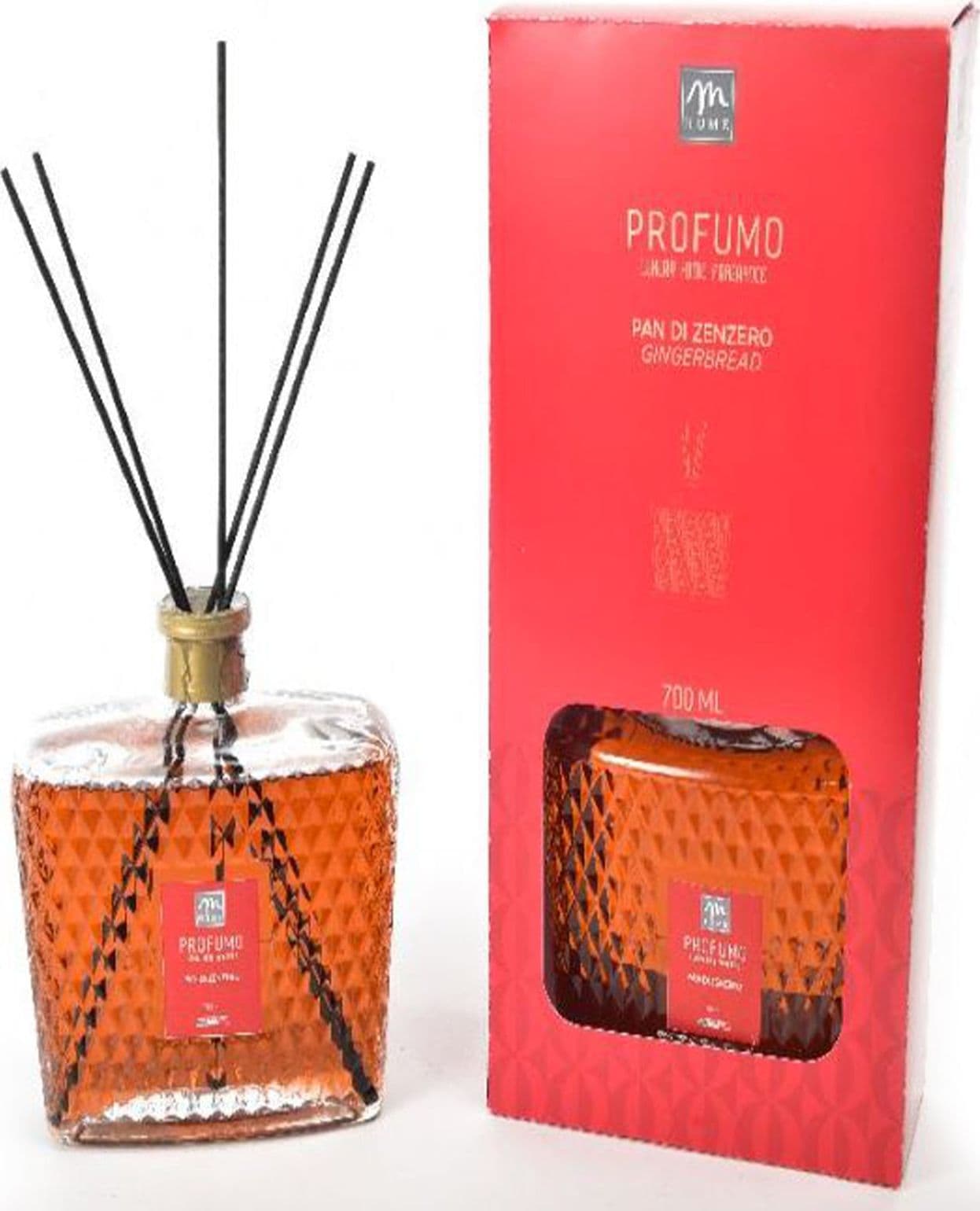 Diffusore di fragranza con bacchette in cotone, confezione regalo 700 ml - 7