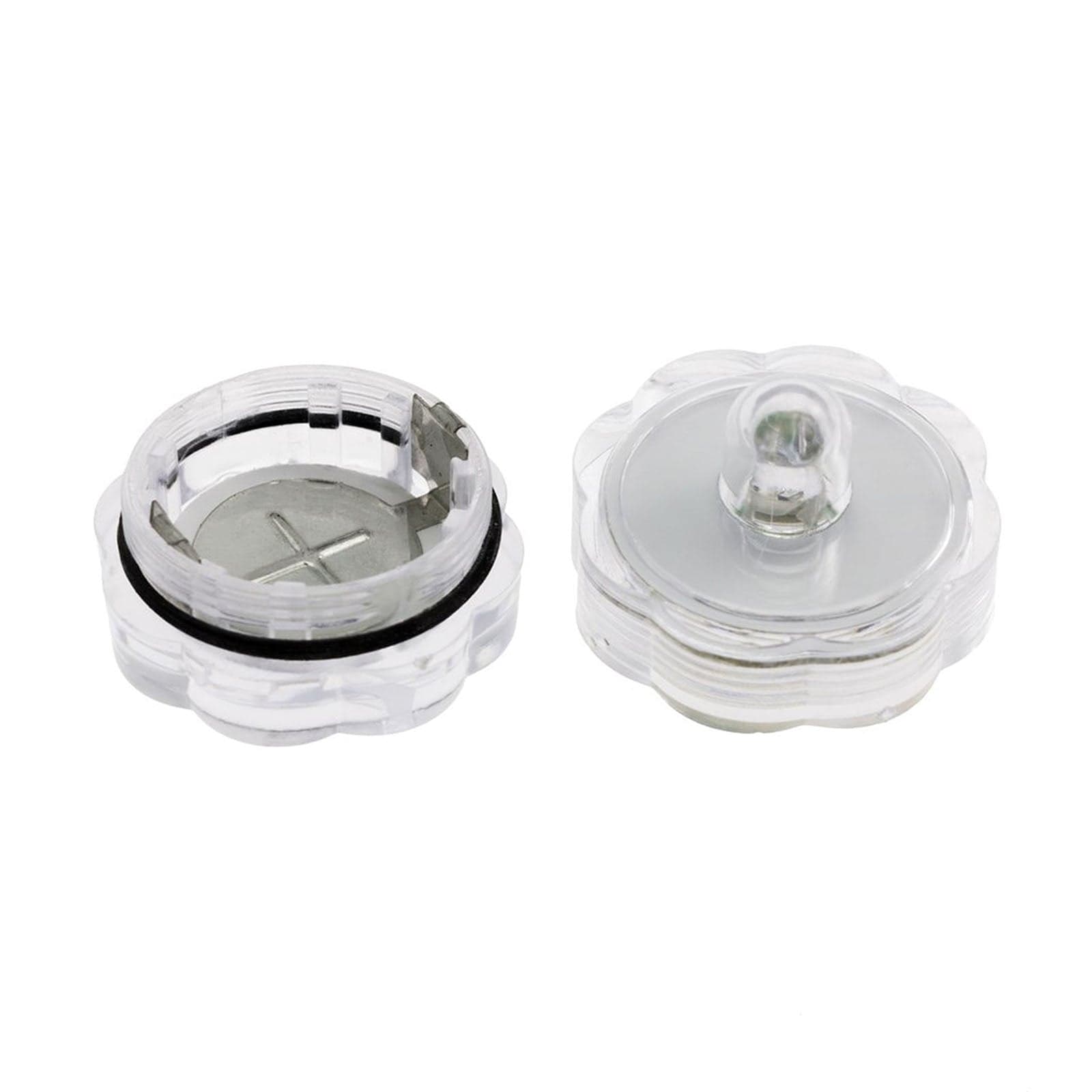 Set 2 candeline sommergibili a led bianco caldo per interno ed esterno - 2