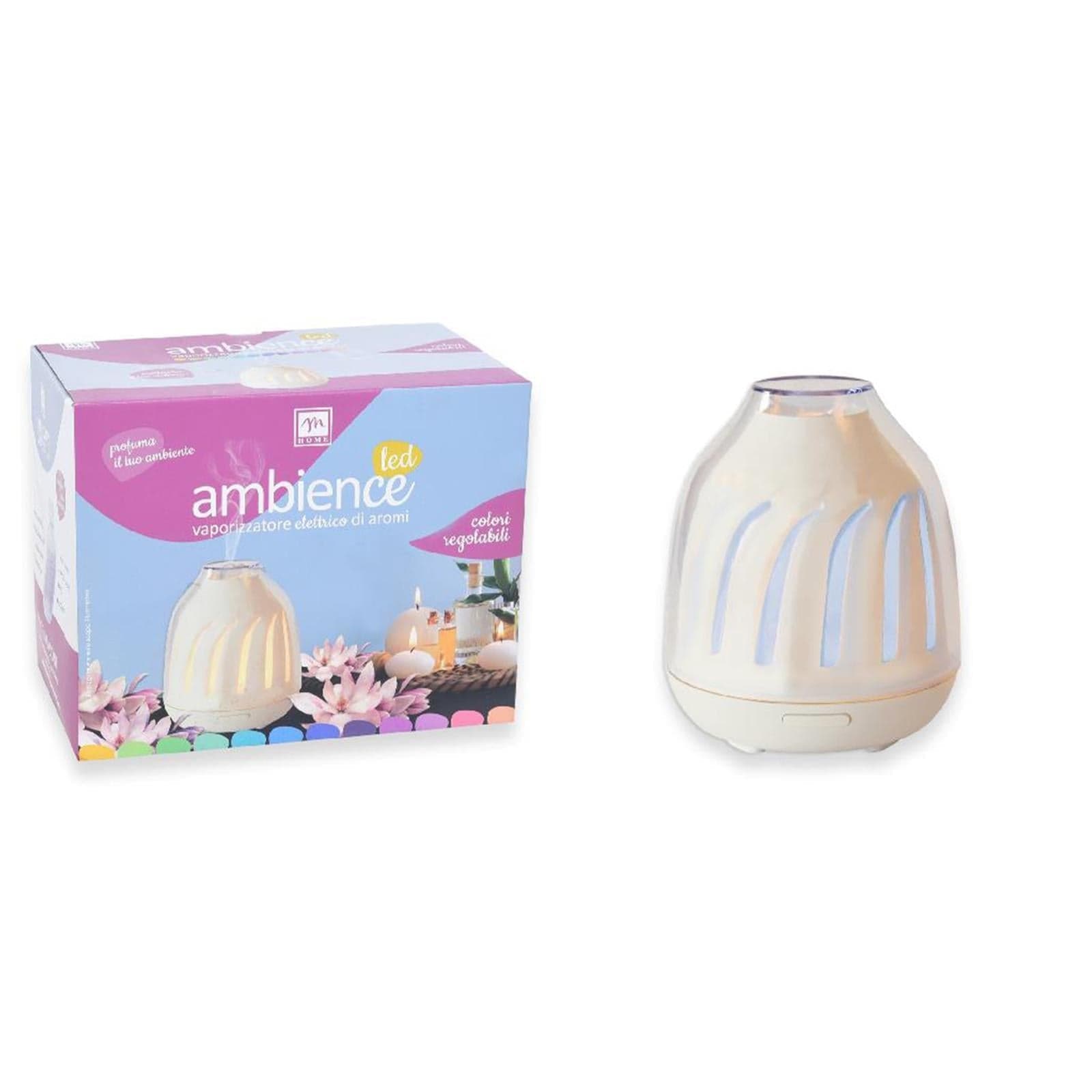 Diffusore elettrico di fragranza aromi oli essenziali con led rgb per ambienti - 2