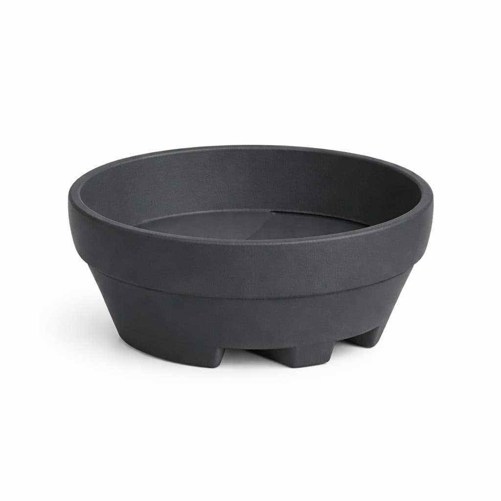 Vaso "Ursus" rotondo in polietilene ideale per terrazze ed esterno "Made in Italy" - 3