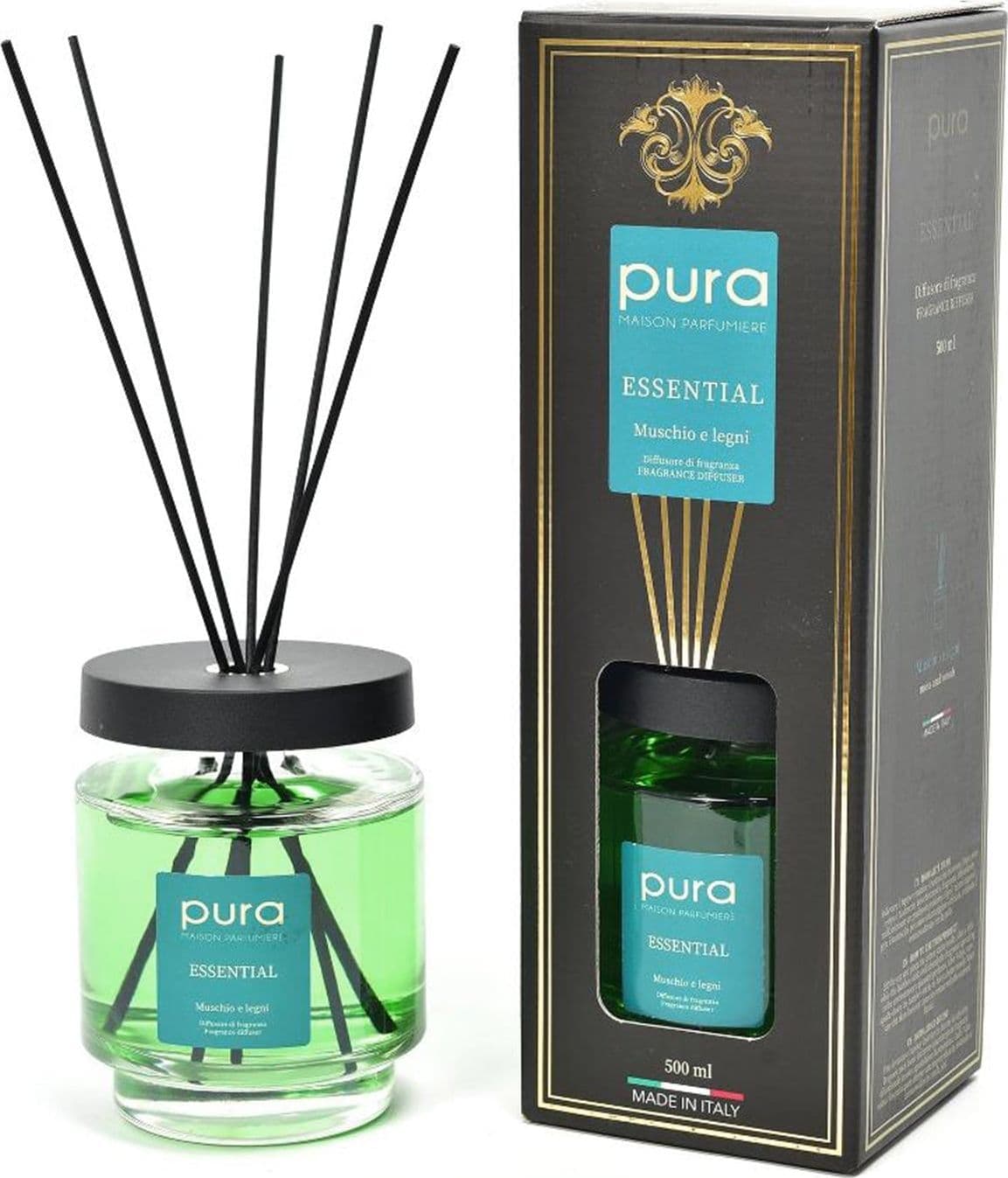Diffusore di essenza "Bottiglia Logan" per profumazione ambiente 500 ml - 4
