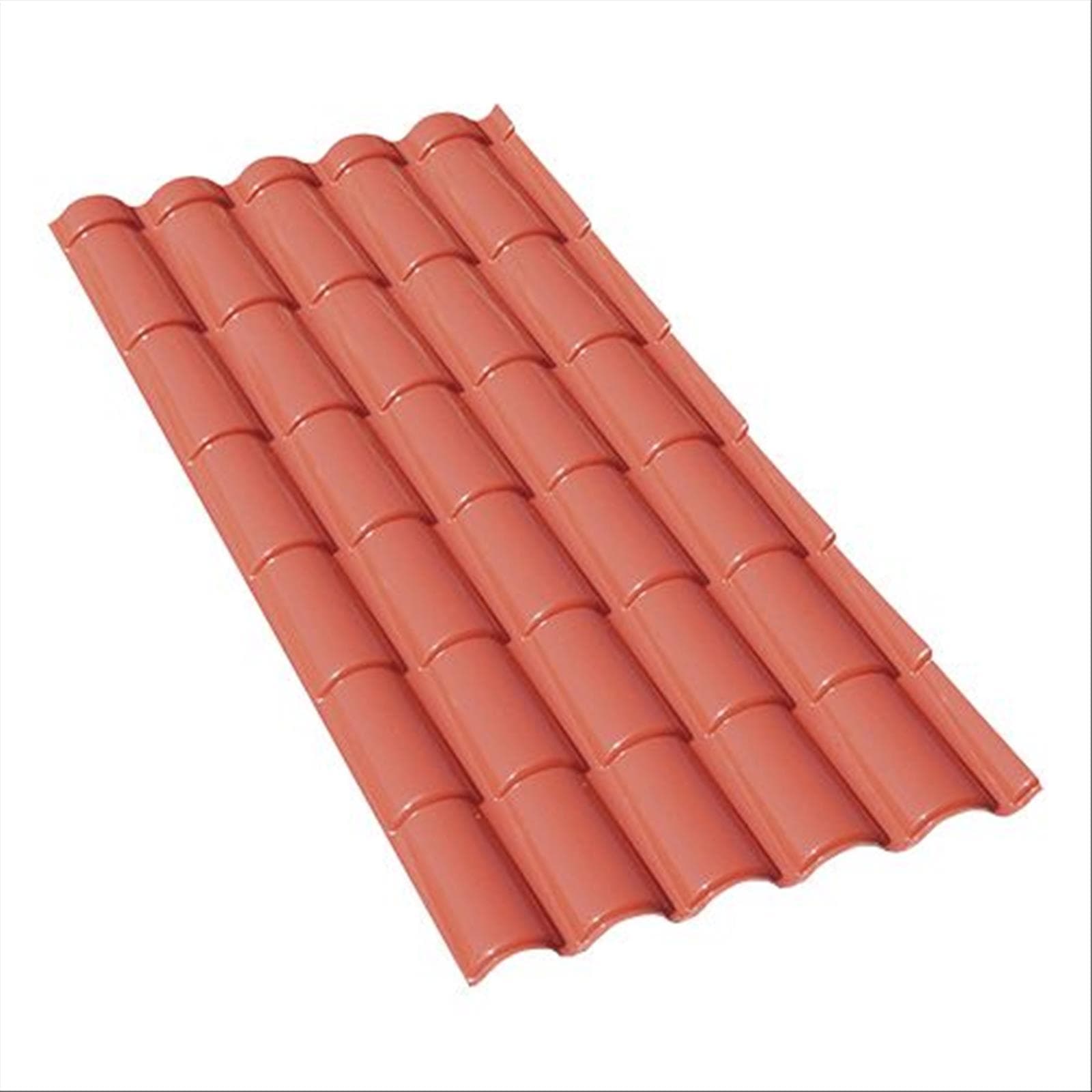 Lastra di copertura termoplastiche "life" 103 x 208 cm colorazione rosso Mattone - 4