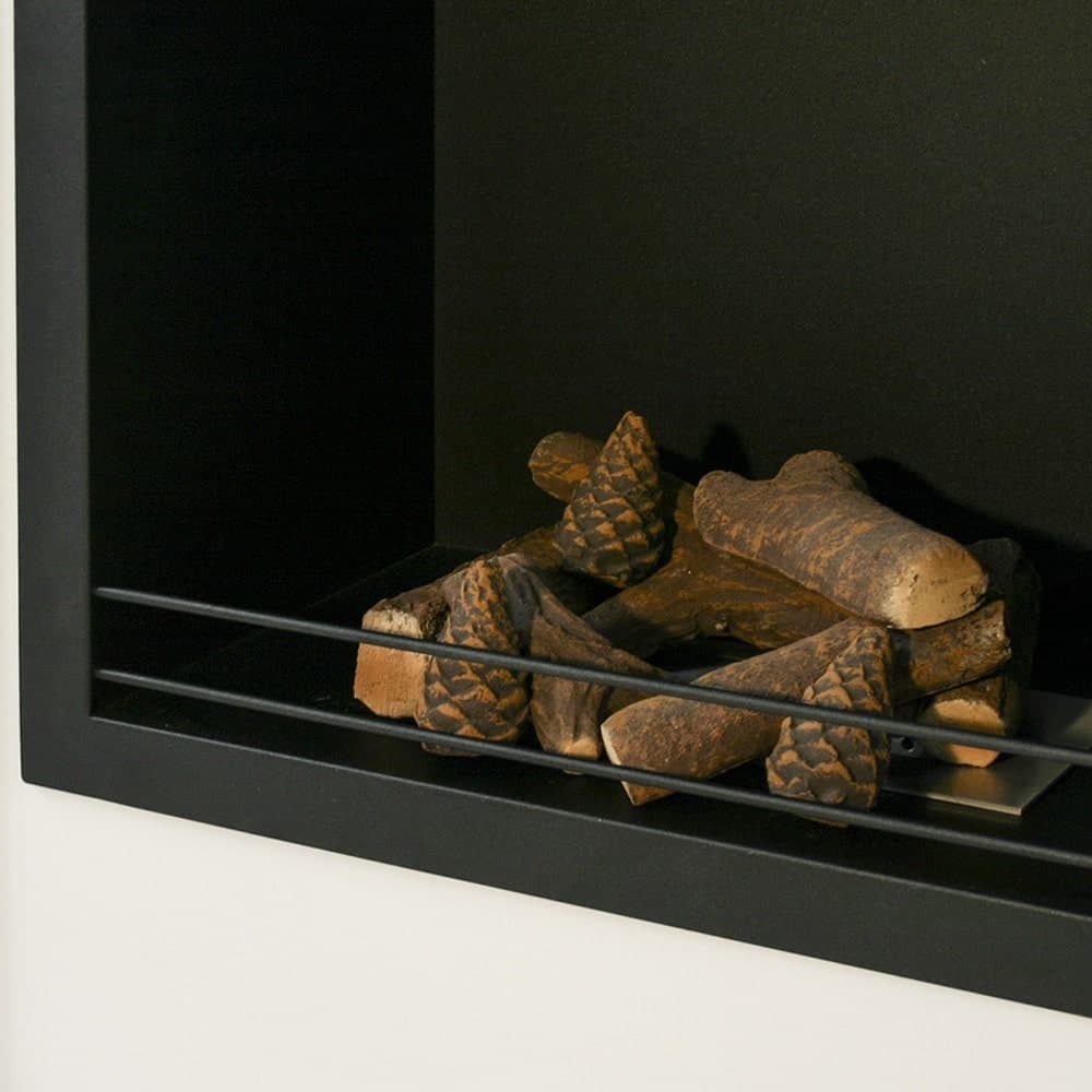 Legnetti in ceramica decorativi per camino a Bioetanolo accessori Biocamino 9 pz - 4