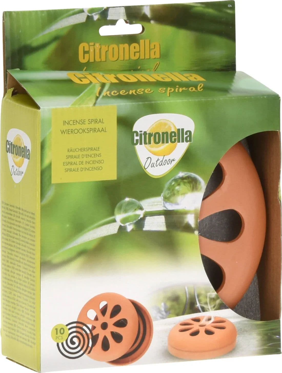 Kit box in coccio + 10 zampironi citronella per zanzare - 2