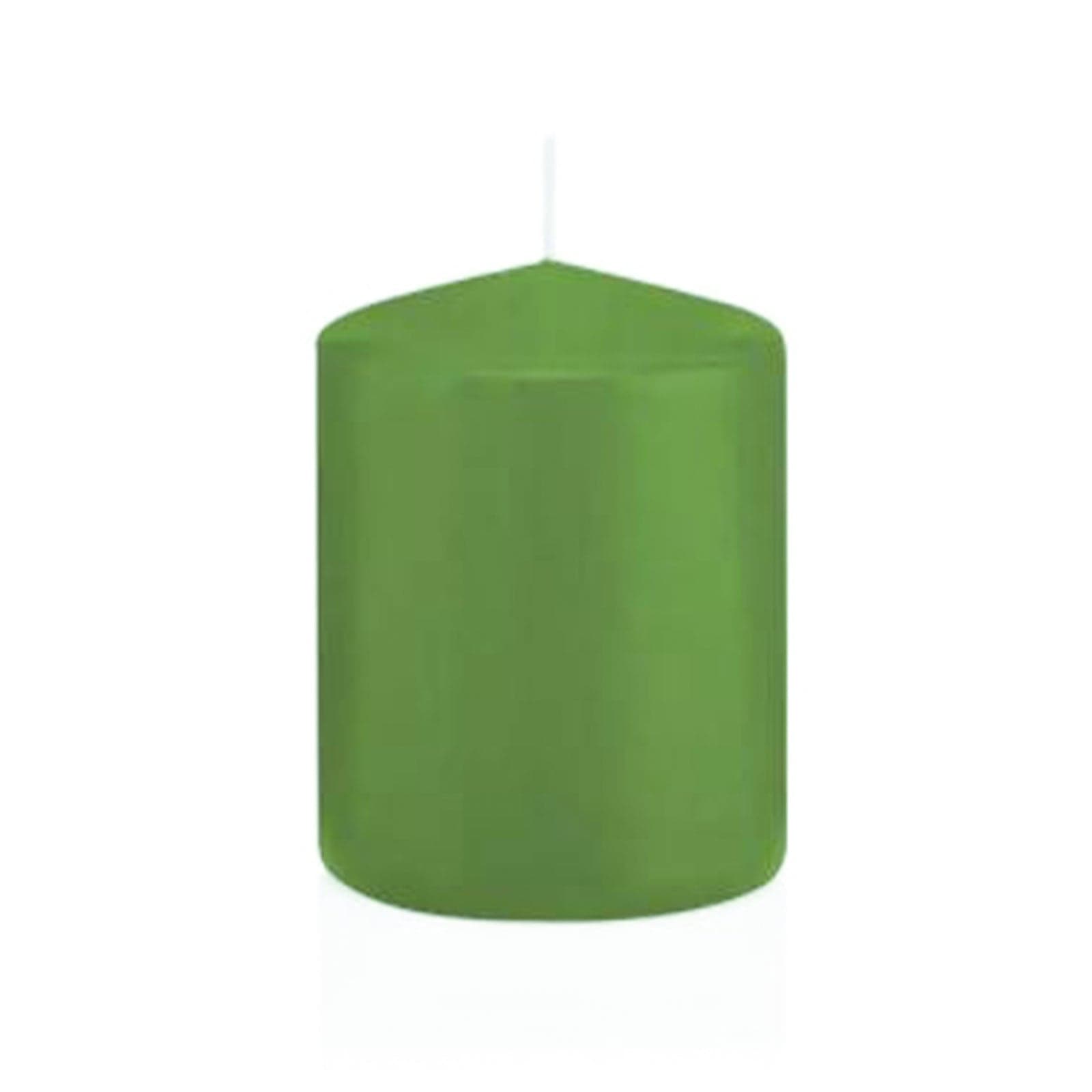 Candela cilindrica a cera colorata decorazione natalizia h 7,5 cm - 6
