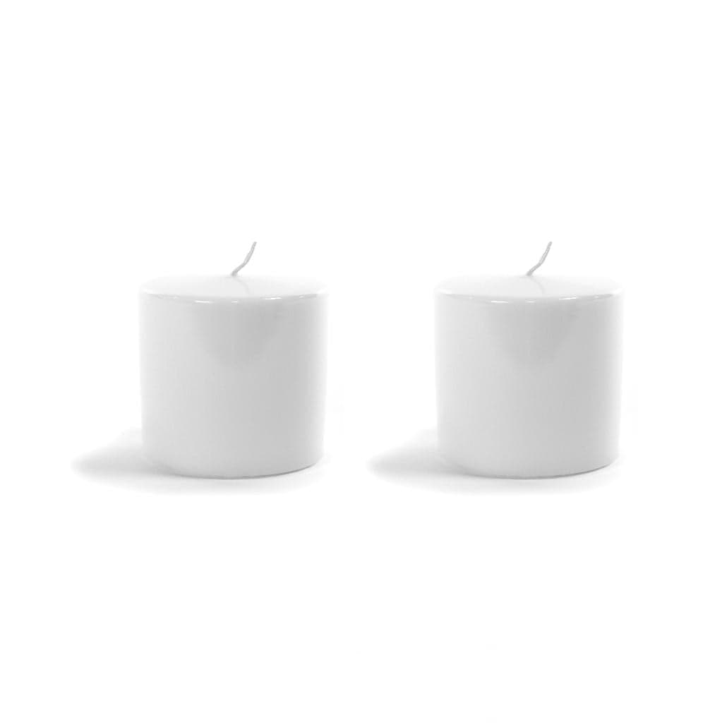 Set di 2 Candele decorative "Pillar Lucid" confezione con scatola bianca - 6