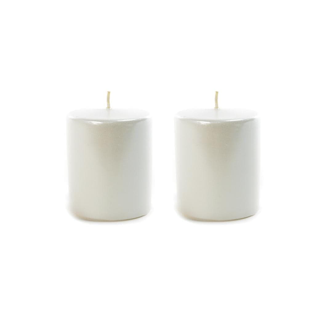 Set di 2 Candele decorative "Pillar Lucid" confezione con scatola bianca - 7