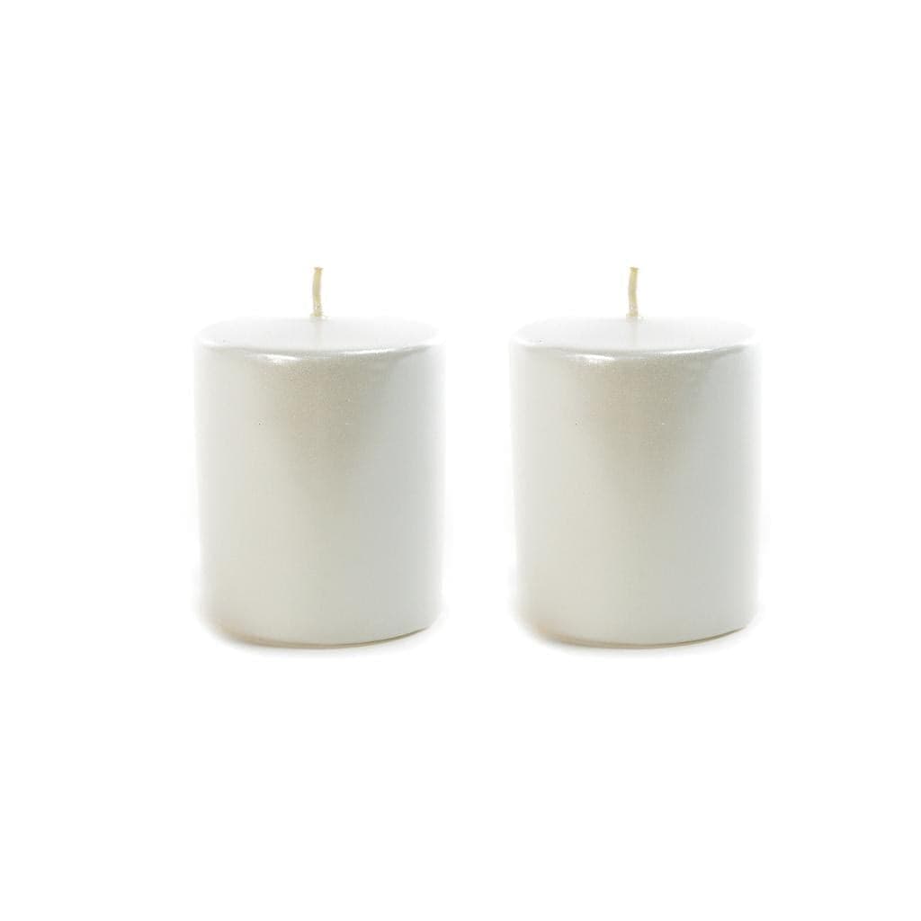 Set di 2 Candele decorative "Pillar Lucid" confezione con scatola bianca - 2