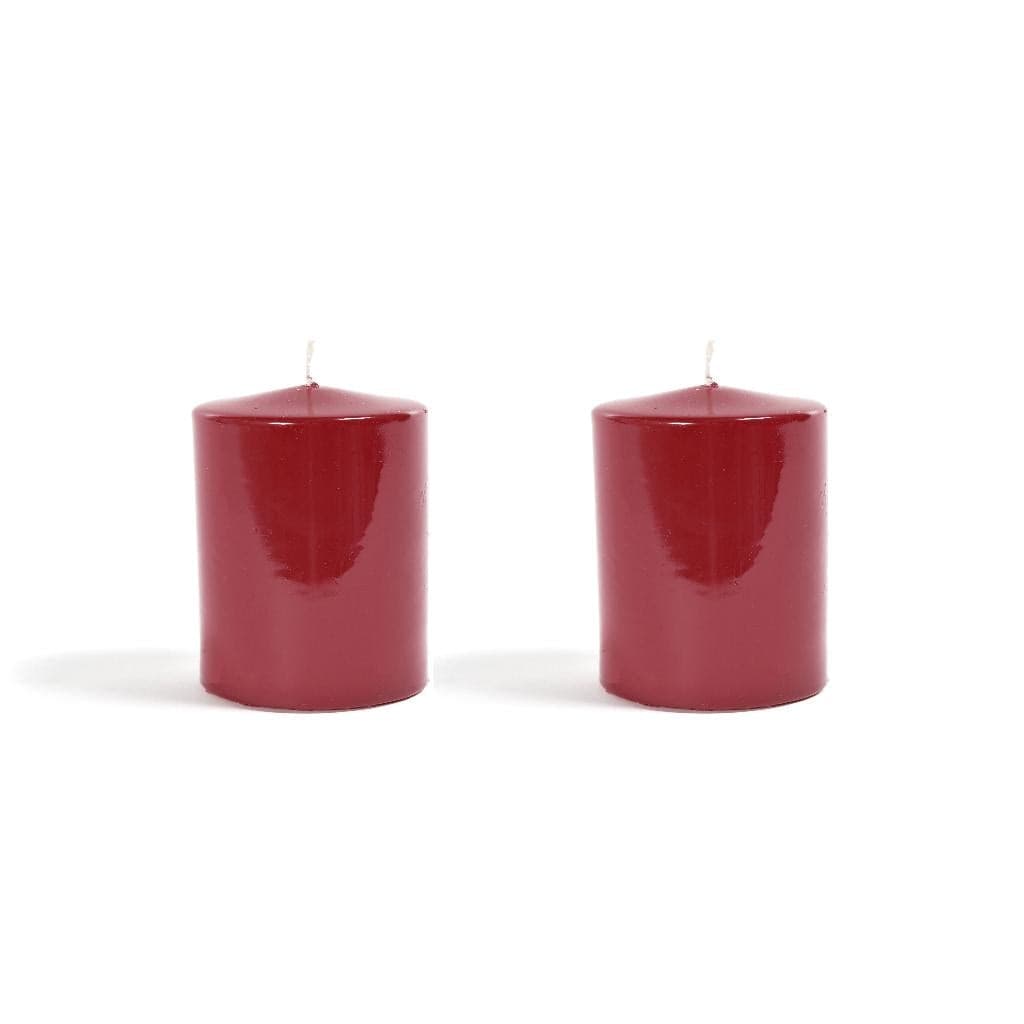 Set di 2 Candele decorative "Pillar Lucid" confezione con scatola bianca - 3