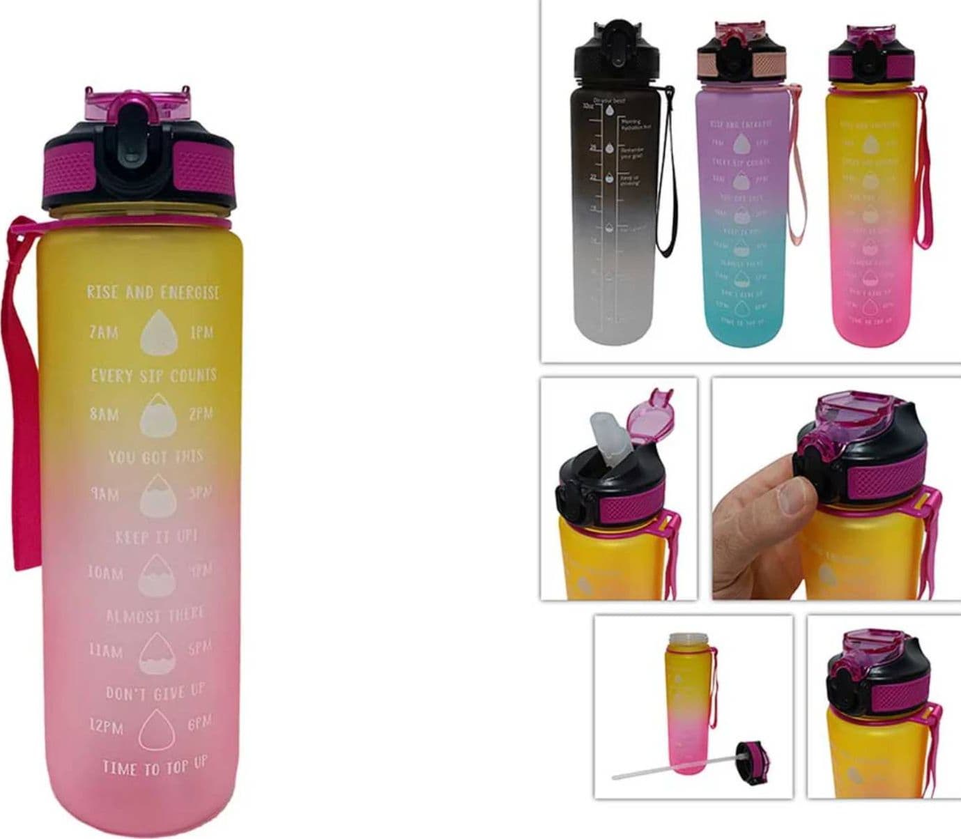 Borraccia Termica multicolor resistente da 900 ml - 4