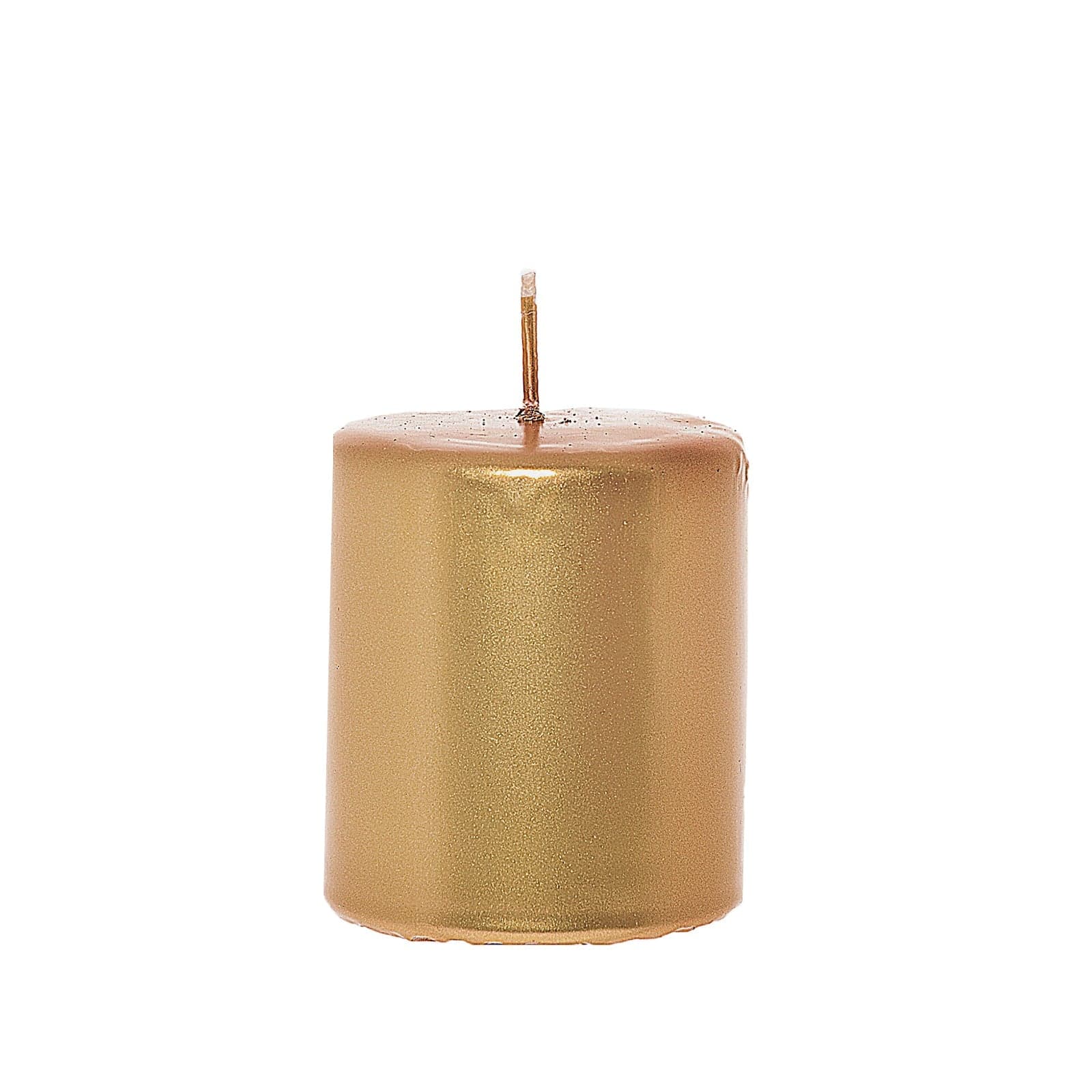 Candela cilindrica decorata "Pillar Lucid" decorazione natalizia Ø 9 cm - 7