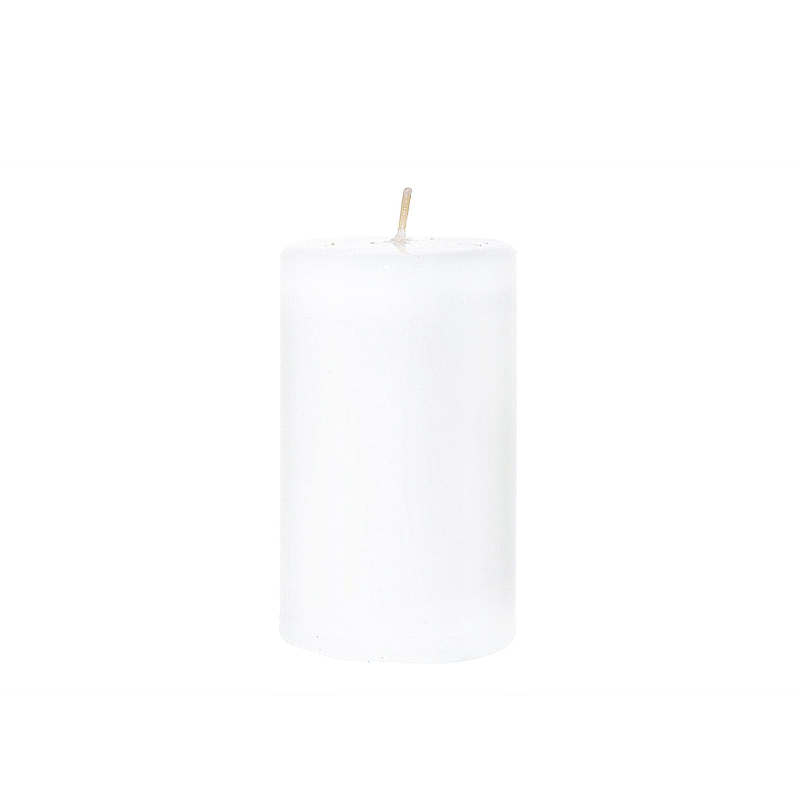 Candela cilindrica decorata "Pillar Lucid" decorazione natalizia Ø 9 cm - 6