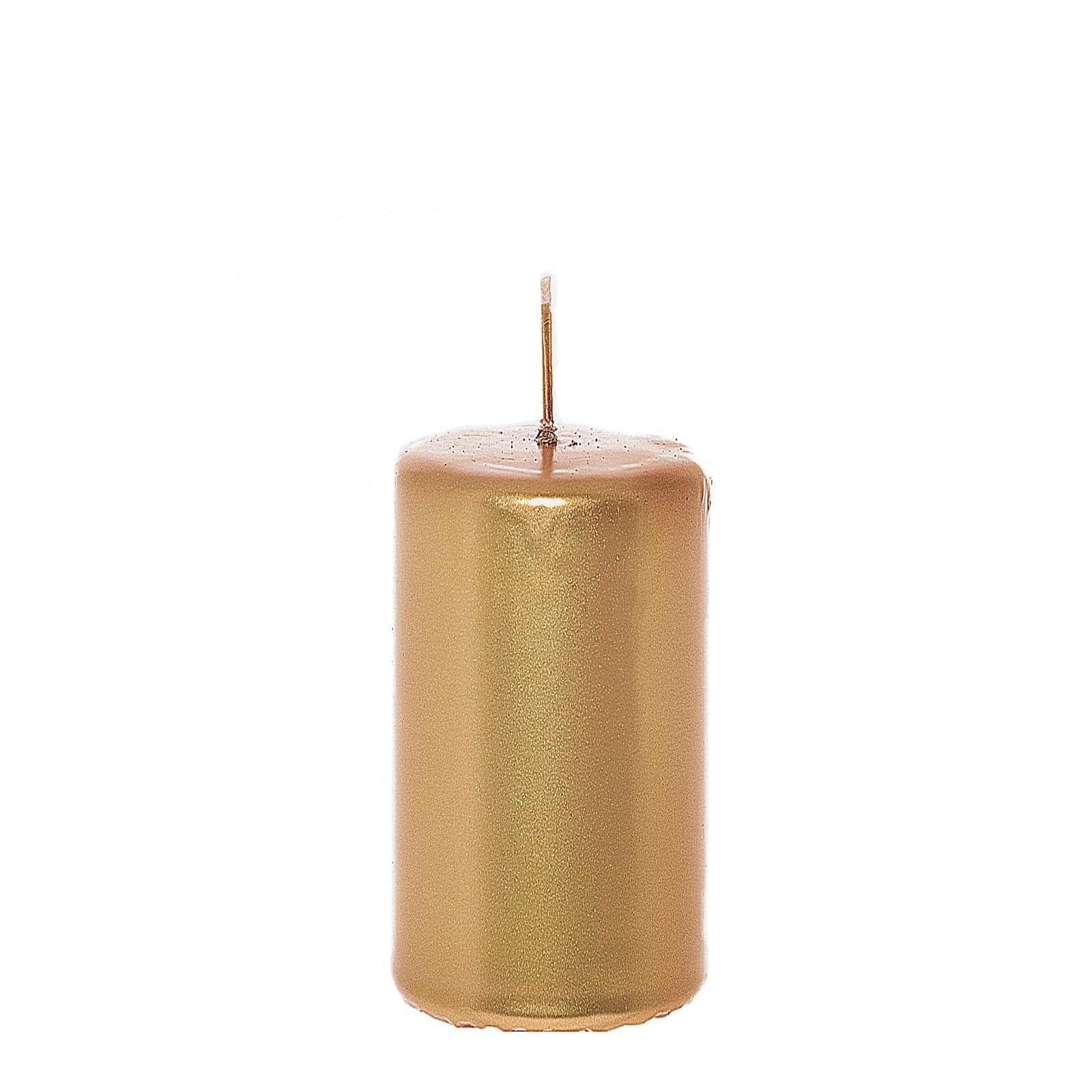 Candela cilindrica decorata "Pillar Lucid" decorazione natalizia Ø 9 cm - 3