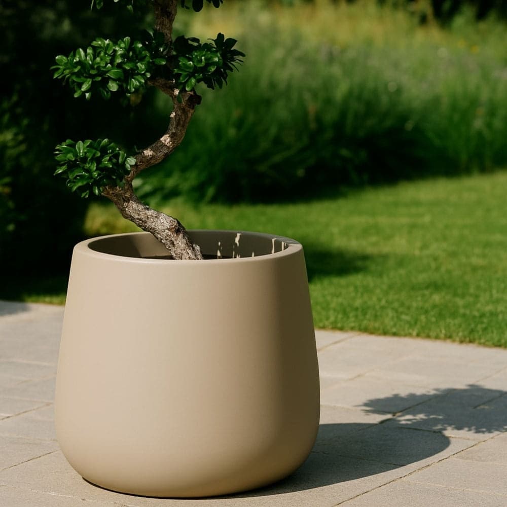 Vaso "Goccia Top" struttura in polietilene per esterno da giardino - 13