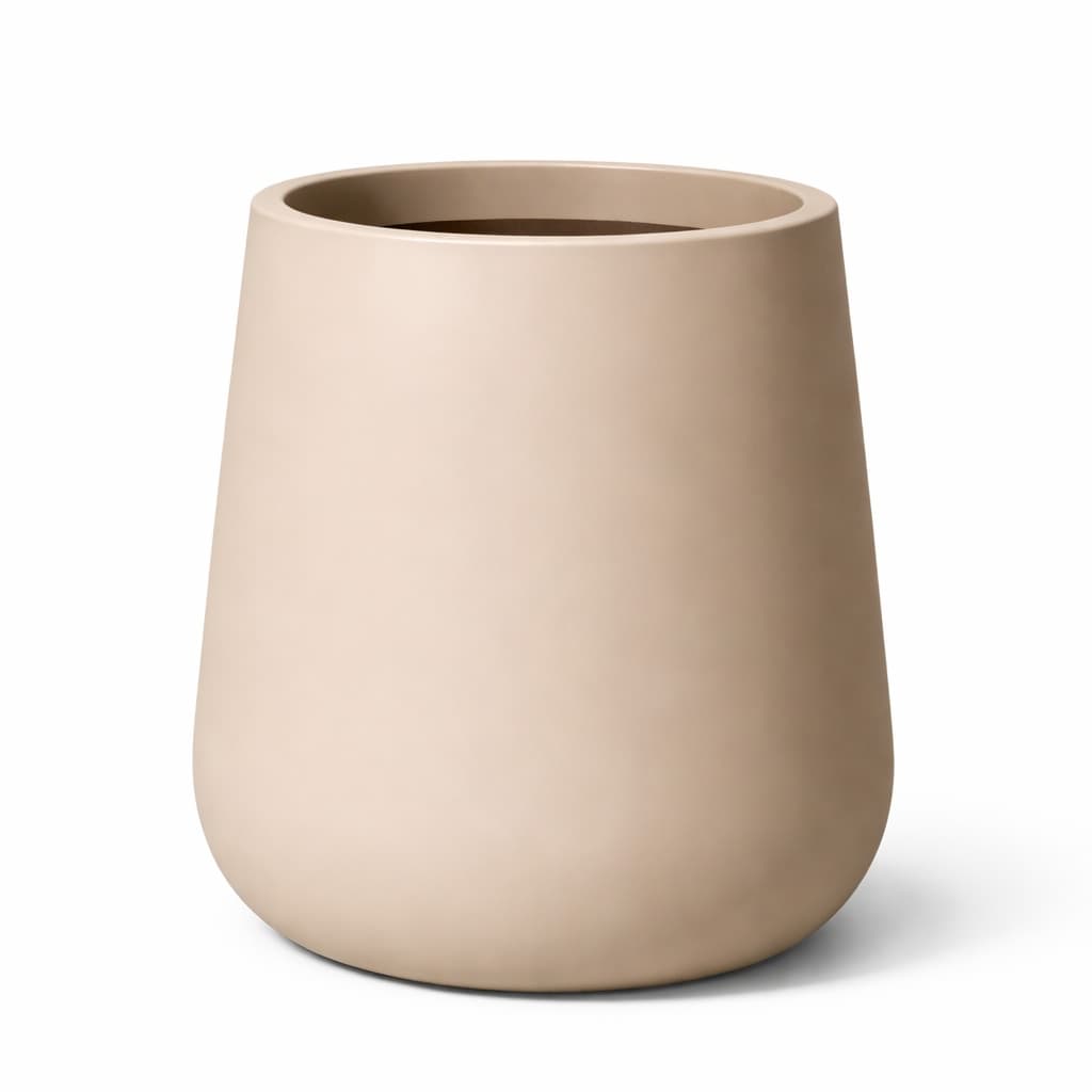 Vaso "Goccia Top" struttura in polietilene per esterno da giardino - 19