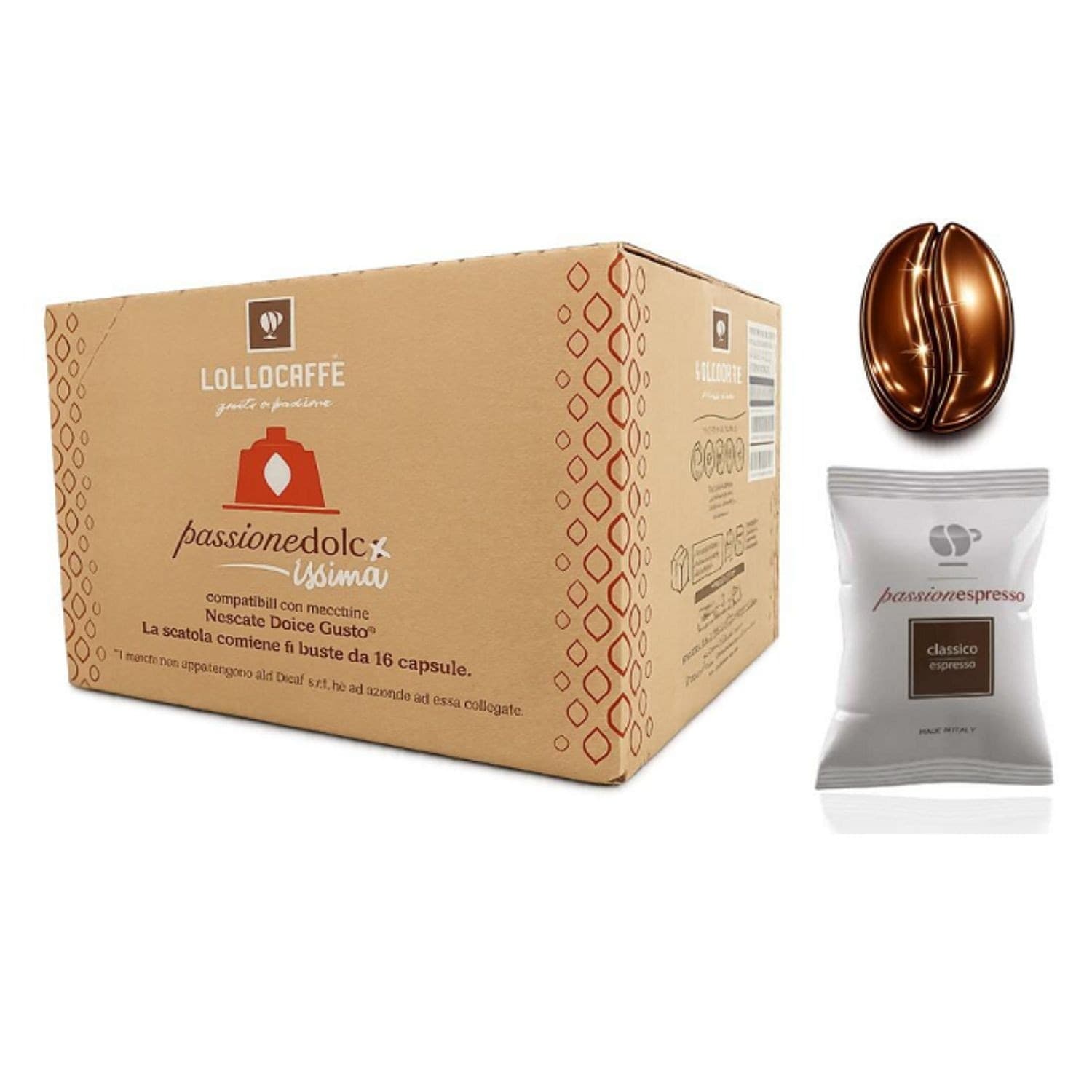 Lollo Caffe Capsule Dolce Gusto Classica 96pz - 1