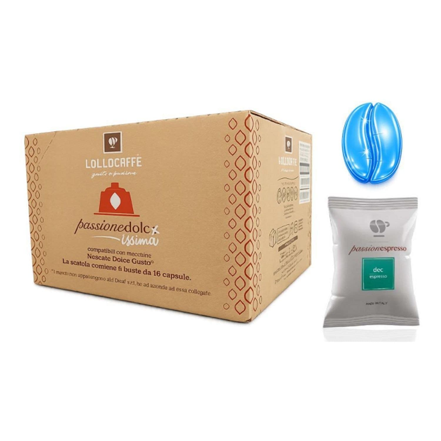 Lollo Caffe Capsule Dolce Gusto Dek 96pz - 1