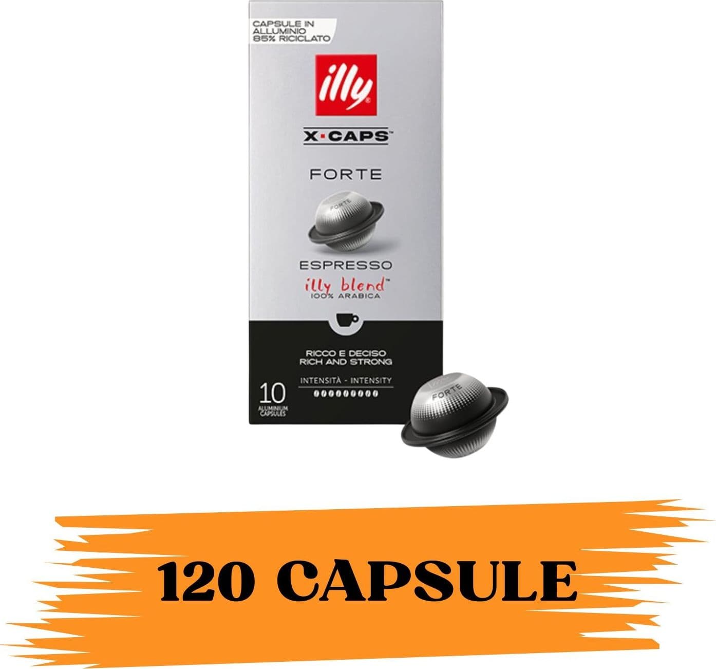 illy Caffe' Capsule X-Caps Forte 120pz - 1