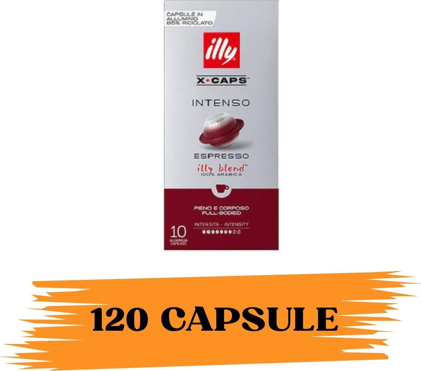 illy Caffe' Capsule X-Caps Intenso 120pz