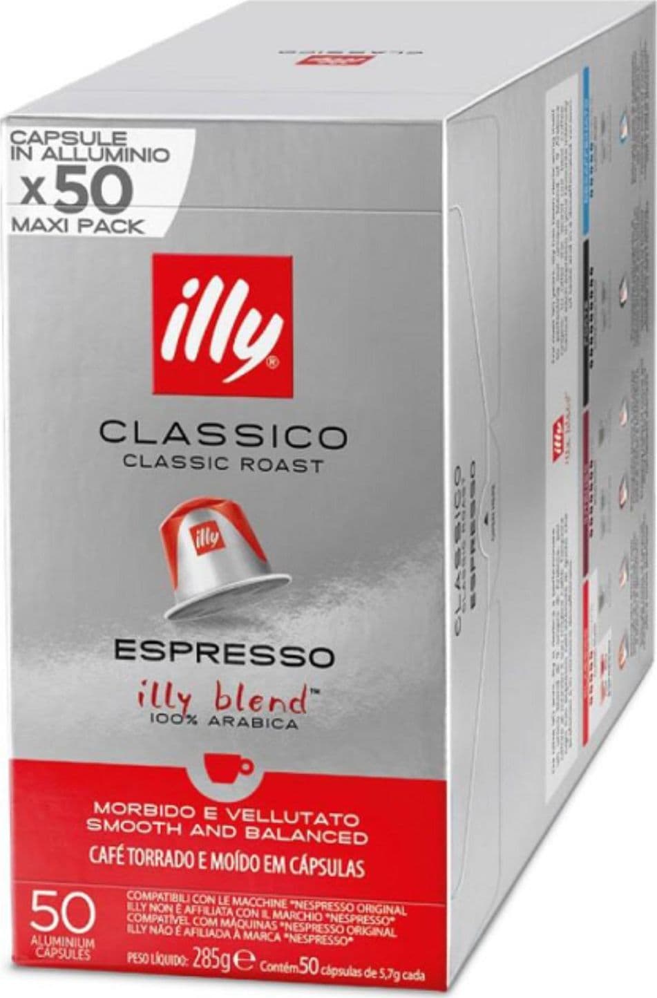 Illy Caffe Capsule Nespresso Classico 50pz New - 1