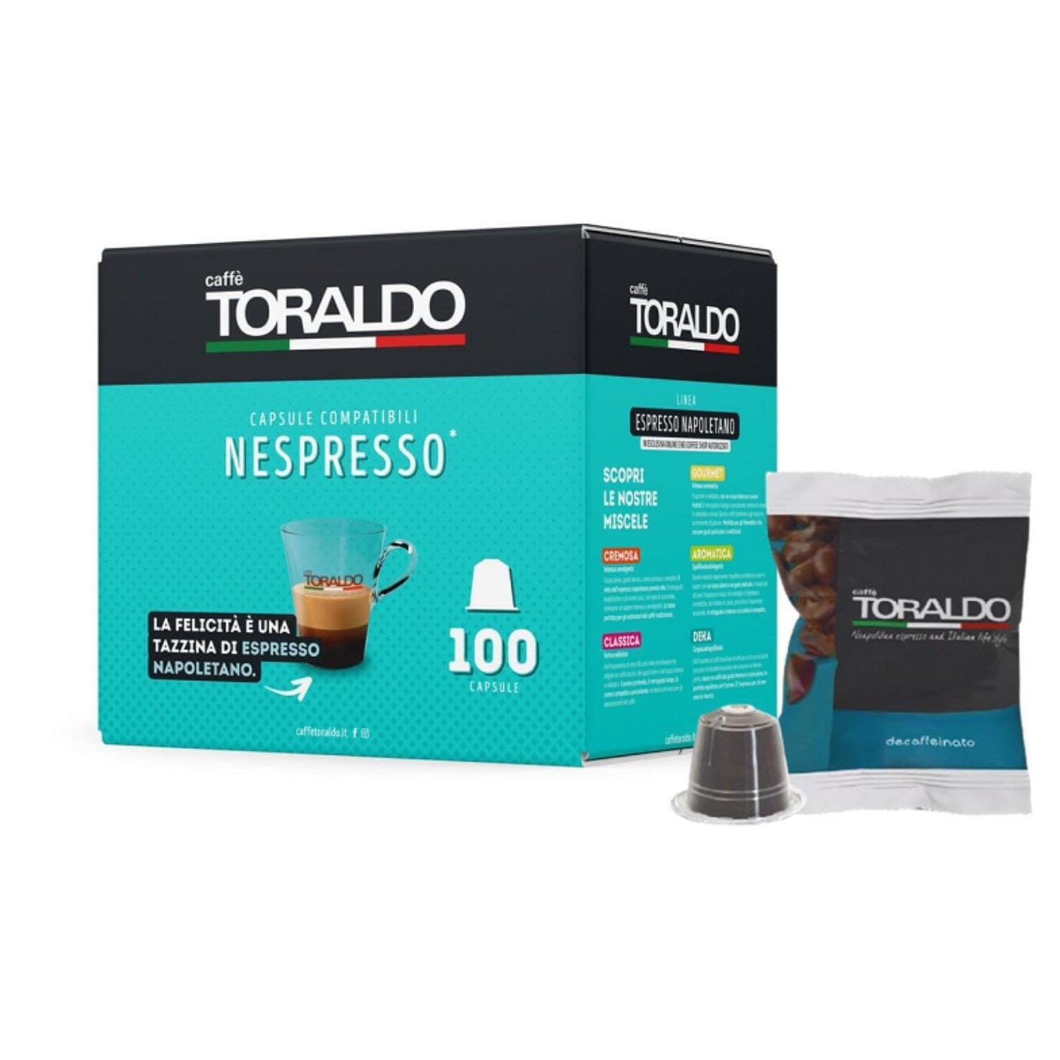 Caffè Toraldo Miscela Dek 100 Capsule Nespresso - 2