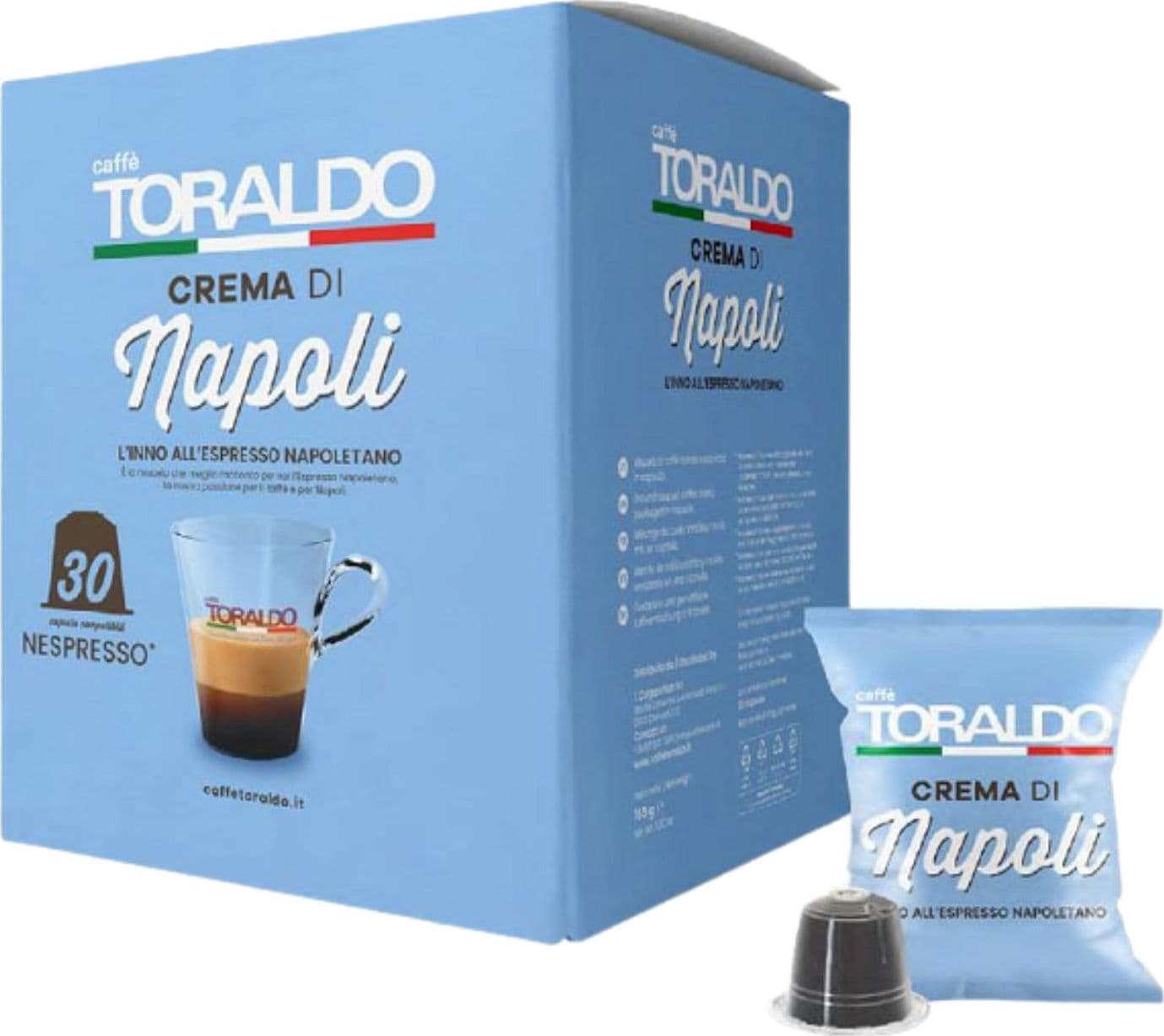 Toraldo Caffe Capsule Nespresso Crema di Napoli 30pz