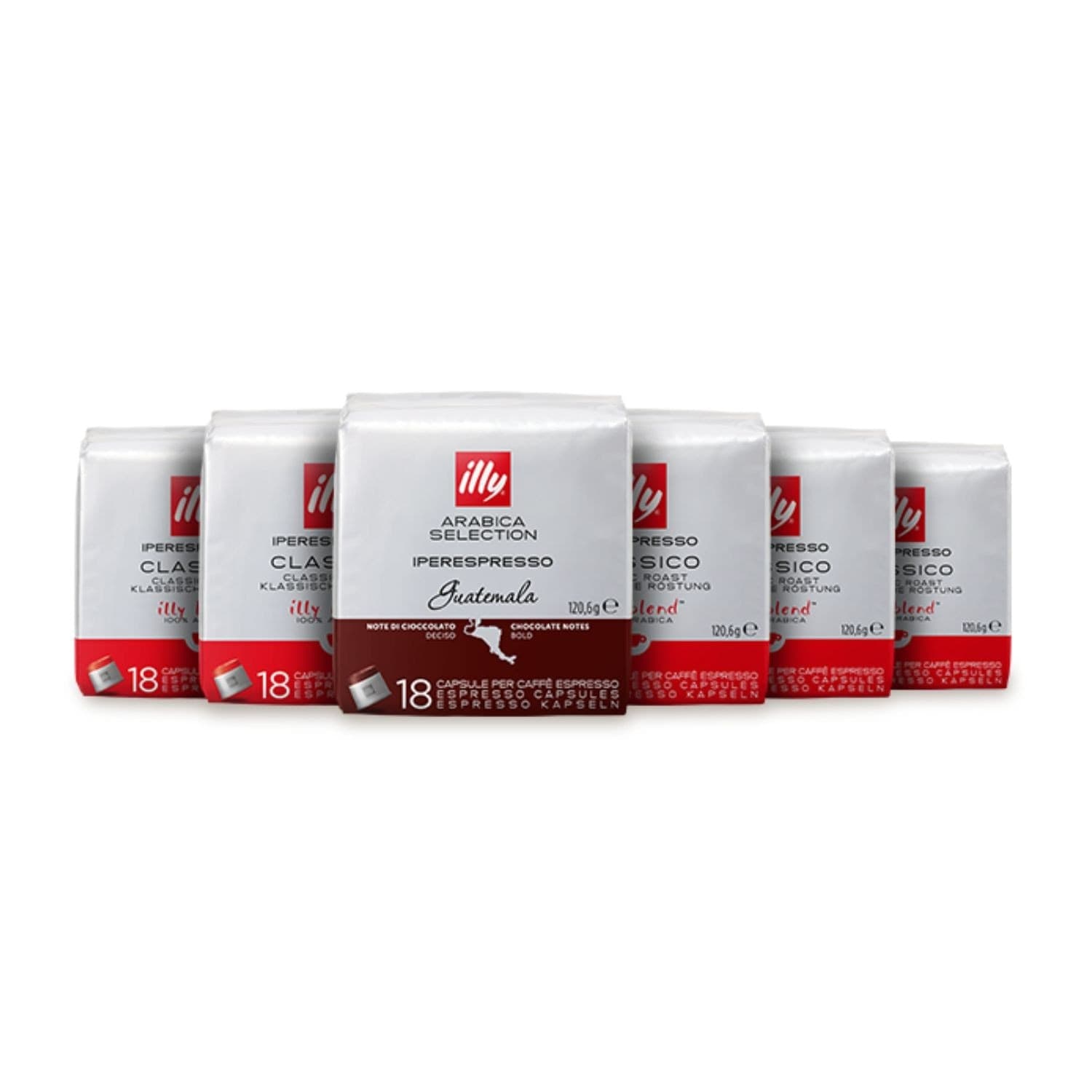 illy Caffe' Capsule Iperespresso Classico+Guatemala 108pz (90+18) - 2